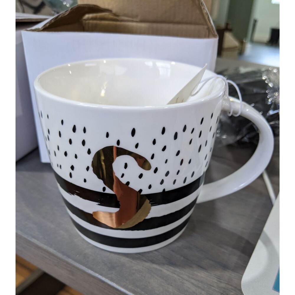 Decorative Initial Mug - S